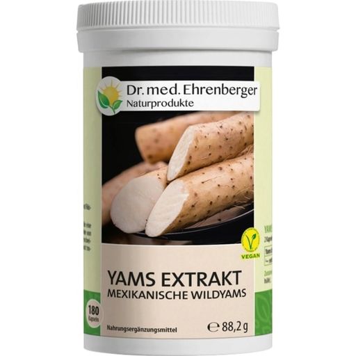 Dr. med. Ehrenberger Bio- & Naturprodukte Yams Wurzelextrakt Kapseln - 180 Kapseln