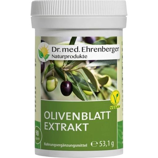 Dr. med. Ehrenberger Bio- & Naturprodukte Екстракт от маслинови листа - 90 капсули