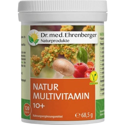 Dr. med. Ehrenberger Organic & Natural Products Natural Multivitamin 10+ - 120 Capsules