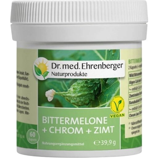 Dr. med. Ehrenberger Bio- & Naturprodukte Extrait de Margose + Chrome + Cannelle - 60 gélules