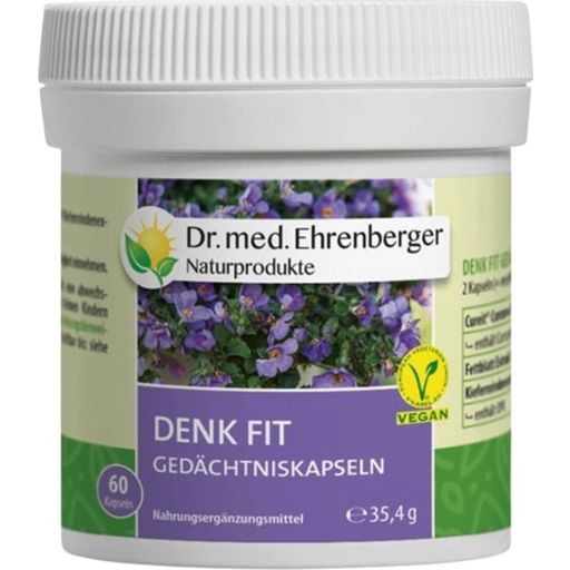 Dr. med. Ehrenberger Bio- & Naturprodukte Think Fit - 60 капсули