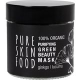 Zielona maska superfood dla zanieczyszczonej i mieszanej cery bio