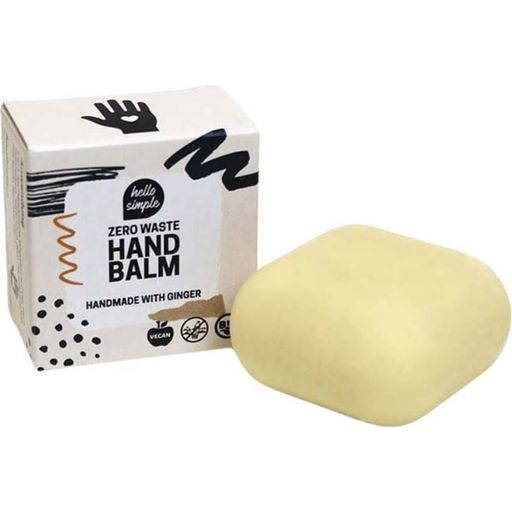 hello simple Organic Zero Waste Ginger Hand Balm - 25 g