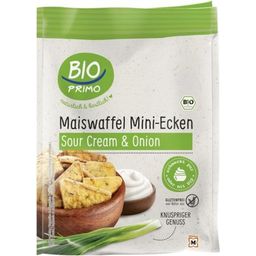 BIO PRIMO Organic Mini Corn Cakes - Sour-Cream & Onion