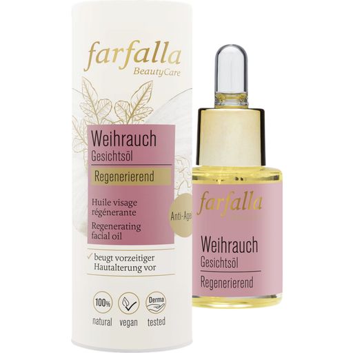 Farfalla Регенериращо масло за лице Тамян - 15 ml