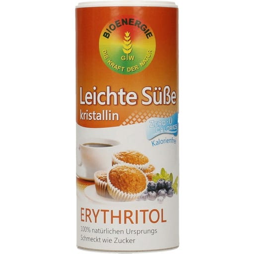 Bioenergie Leichte Süße, Erythritol kristallin - 140g Streudose