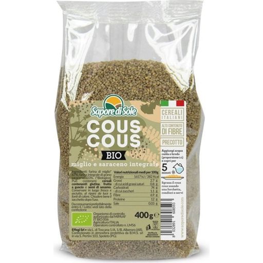 Couscous Bio au Millet et Sarrasin Complets - 400 g