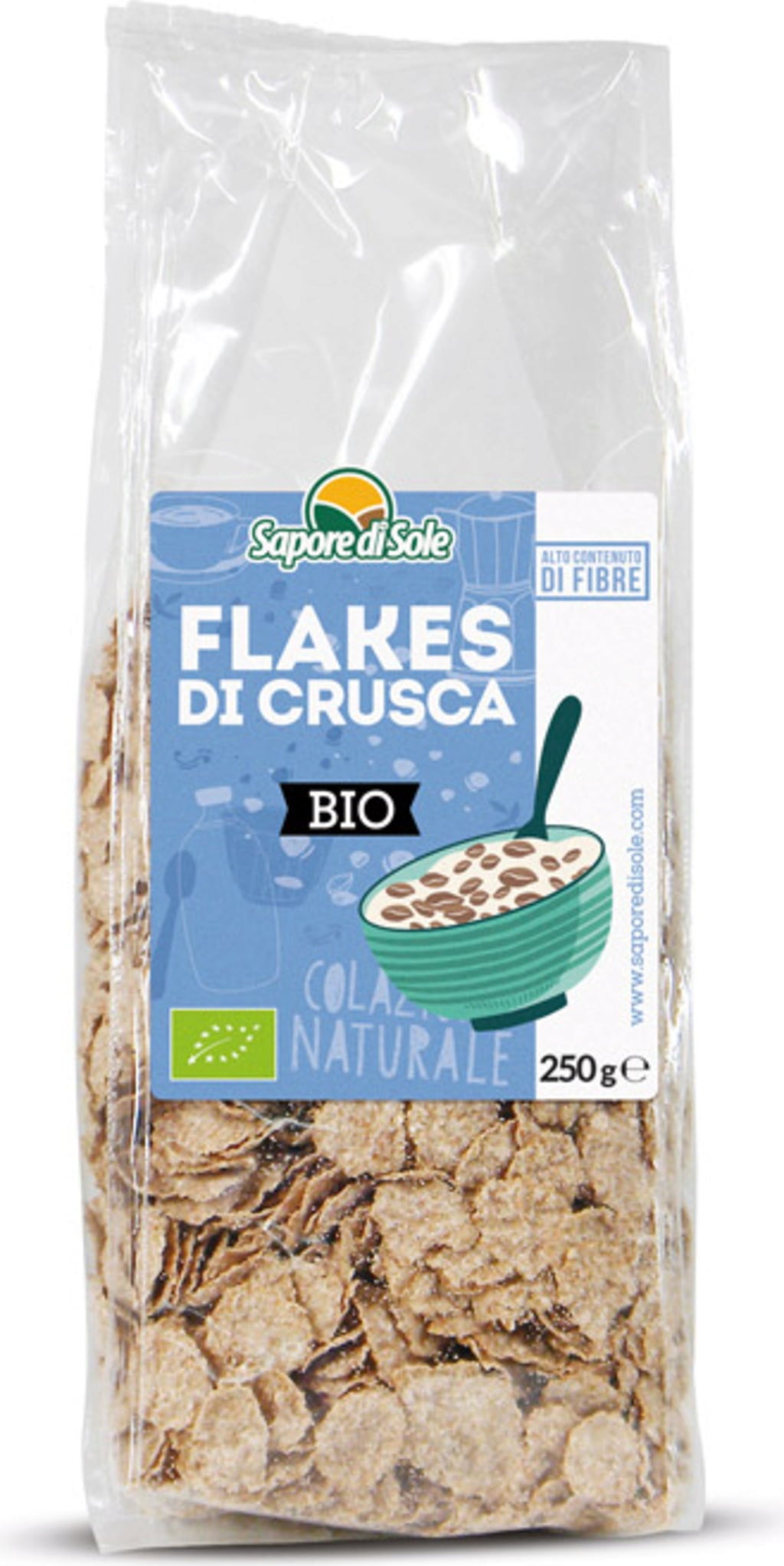 Sapore di Sole Bio Kleieflocken - 250 g