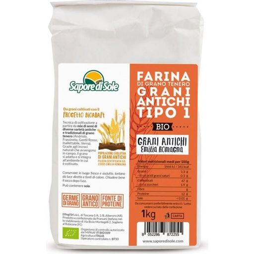 Sapore di Sole Bio Mehl aus Urgetreide - Romagna Typ 1 - 1 kg