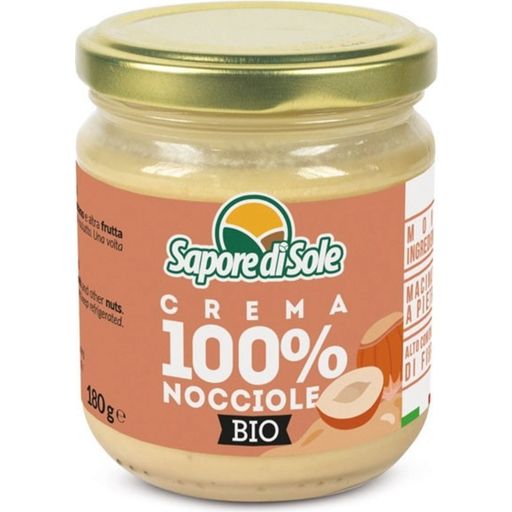 Sapore di Sole Organic 100% Hazelnut Butter - 180 g