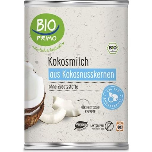 BIO PRIMO Organic Coconut Milk - 400 ml