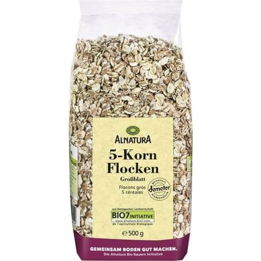 Alnatura Organic 5 Grain Flakes - 500 g