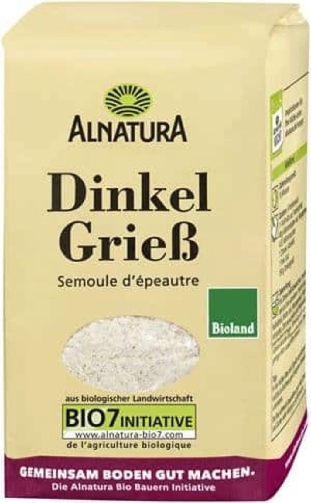 Alnatura Organic Spelt Semolina - 500 g