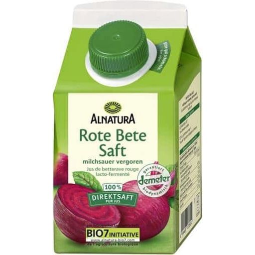 Organic Beetroot Juice Fermented with Lactic Acid Bacteria - 500 ml