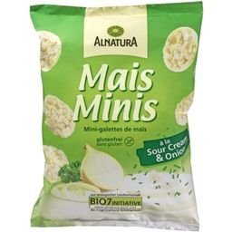 Alnatura Bio kukorica mini korong - Tejföl-Hagyma - 50 g