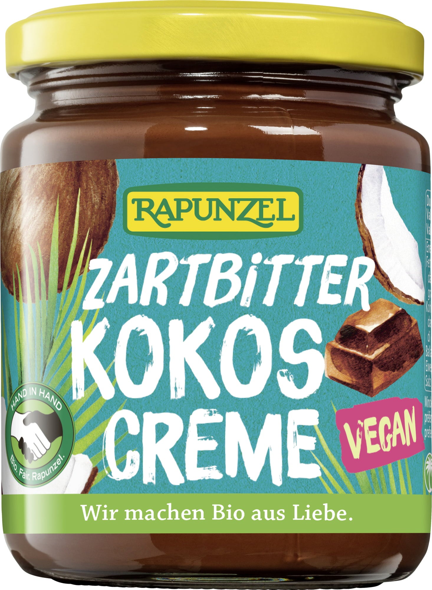 Rapunzel Organic Dark Chocolate Coconut Cream - 250 g