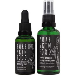 Pure Skin Food Organic Skincare Set For Sensitive Skin - 1 компл.