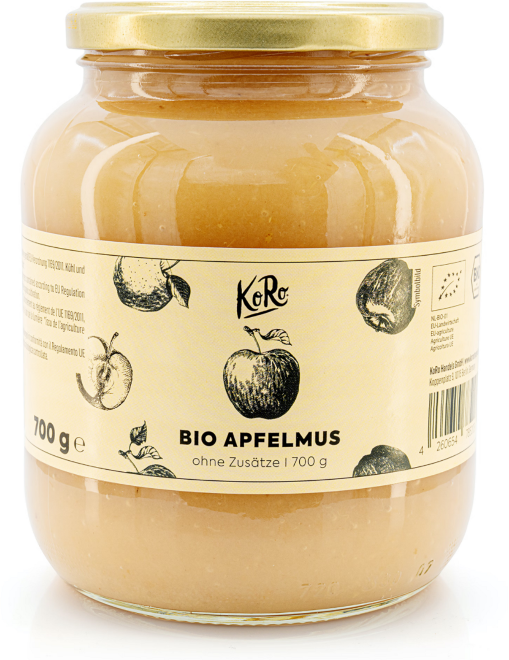 KoRo Organic Apple Sauce