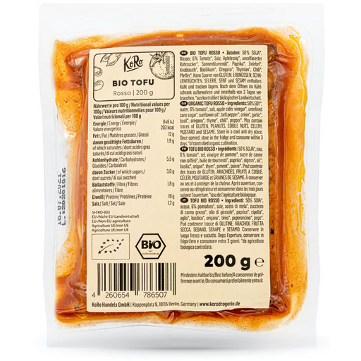 KoRo Organic Tofu Rosso - 200 g