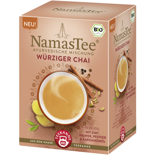 TEEKANNE Organic NamasTee Spicy Chai - 15 double chamber bags