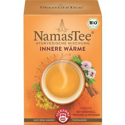 TEEKANNE Organic NamasTee - Inner Warmth - (15 double chamber bags)
