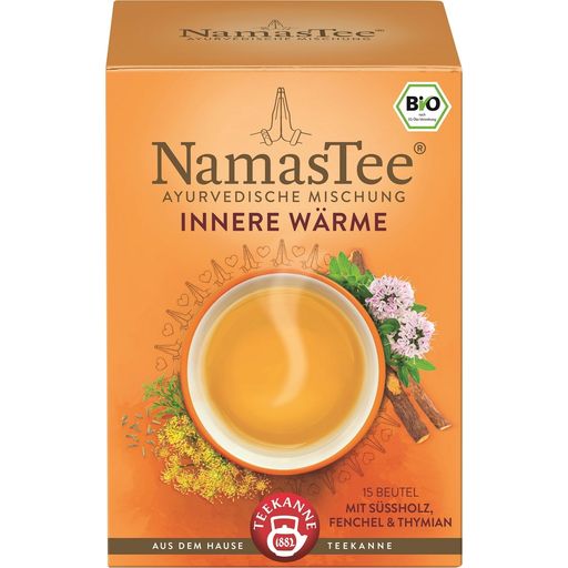 TEEKANNE NamasTee Bio - Chaleur Intérieure - (15 sachets-filtre à double chambre)