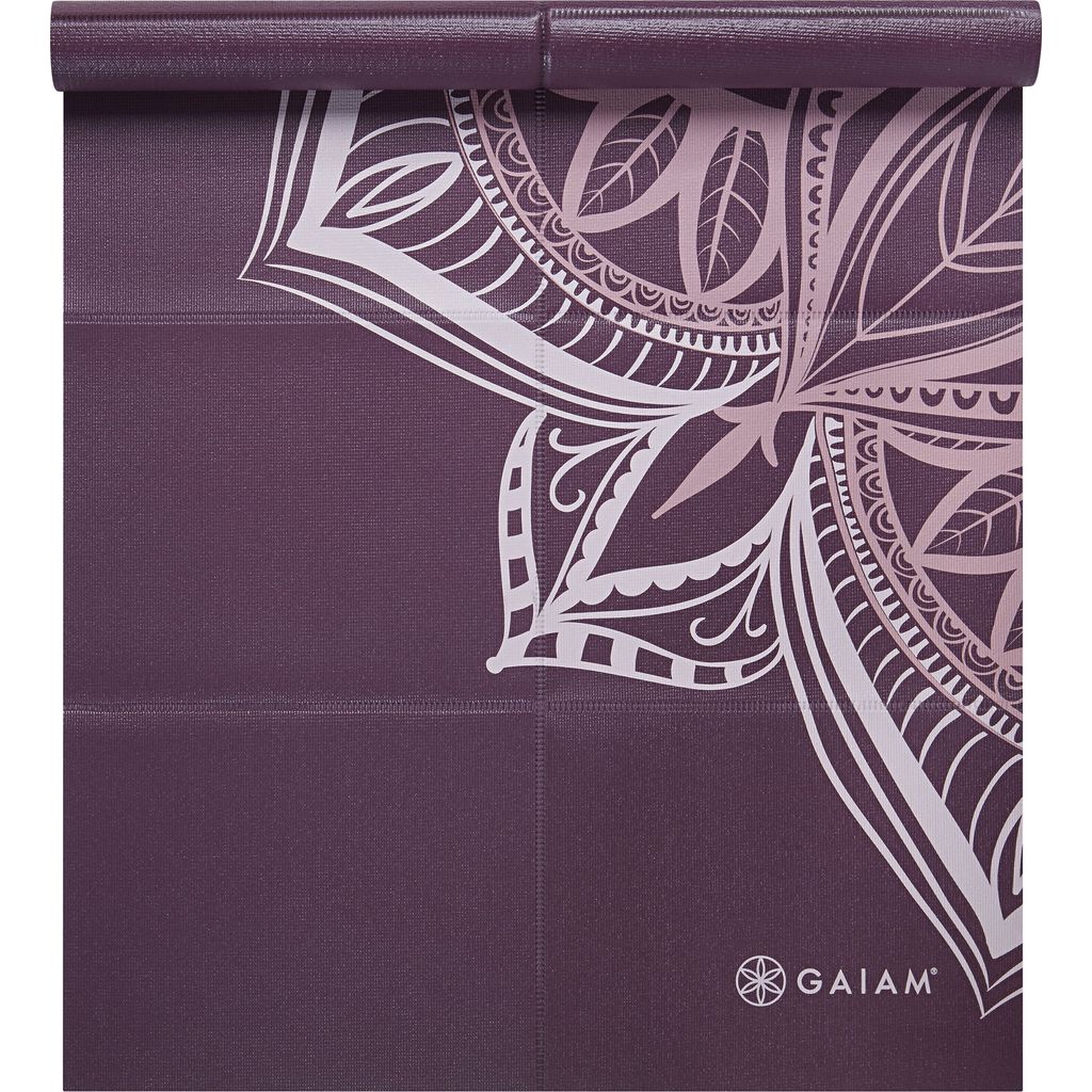 GAIAM INNER PEACE Premium Reversible Yoga Mat - Ayurveda 101