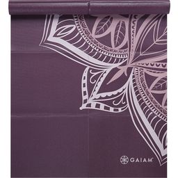 GAIAM Tapis de Yoga Pliable CRANBERRY POINT - violet avec mandala 