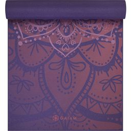 GAIAM Tappetino da Yoga Premium ROSA DI ATENE - sfumature di lilla con mandala