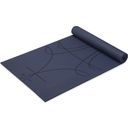 GAIAM ALIGNMENT Premium Yoga Mat - Dark Blue with Pattern