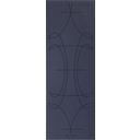 GAIAM Esterilla de yoga de Premium ALIGNMENT - Azul oscuro con estampado