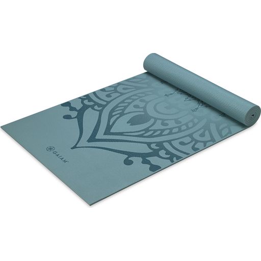 GAIAM - 6 mm Premium Printed Yoga Mat - Yoga mat - Sundial Layers | 61 cm x  173 cm x 0,6 cm
