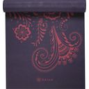 Tappetino da Yoga Premium AUBERGINE SWIRL - viola scuro con disegno rosa