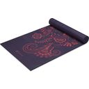 GAIAM AUBERGINE SWIRL Premium Yoga Mat - Dark Purple with Pink Pattern