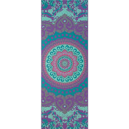 GAIAM MOROCCAN GARDEN Yoga Mat - Purple with Turquoise Pattern