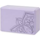 GAIAM SHADOW POINT Yoga Block, Lilac - Lilac with Print