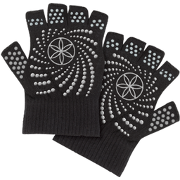 GAIAM Неплъзгащи се ръкавици за йога - черен
