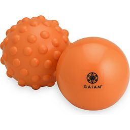 GAIAM HOT & COLD Therapy Balls Set - Orange
