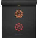 GAIAM Tapis de Yoga Premium CHAKRA, Noir - Noir avec motif chakra