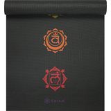GAIAM CHAKRA Premium Yoga Mat, Black