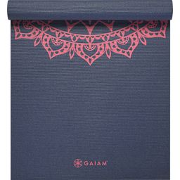 GAIAM PINK MARRAKECH podloga za jogo Classic - Sivo-modra z roza marakeškim vzorcem