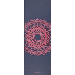 GAIAM Esterilla de Yoga Clásica MARRAKECH ROSA - Azul grisáceo con dibujo en rosa Marrakech