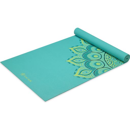 GAIAM Tapis da Yoga Premium CAPRI - Turquoise avec Capri Mandala