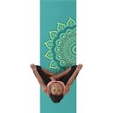 GAIAM Esterilla de yoga premium CAPRI - Turquesa con mandala Capri