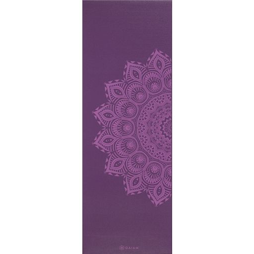 GAIAM Tapis da Yoga Premium MANDALA - Violet avec mandala