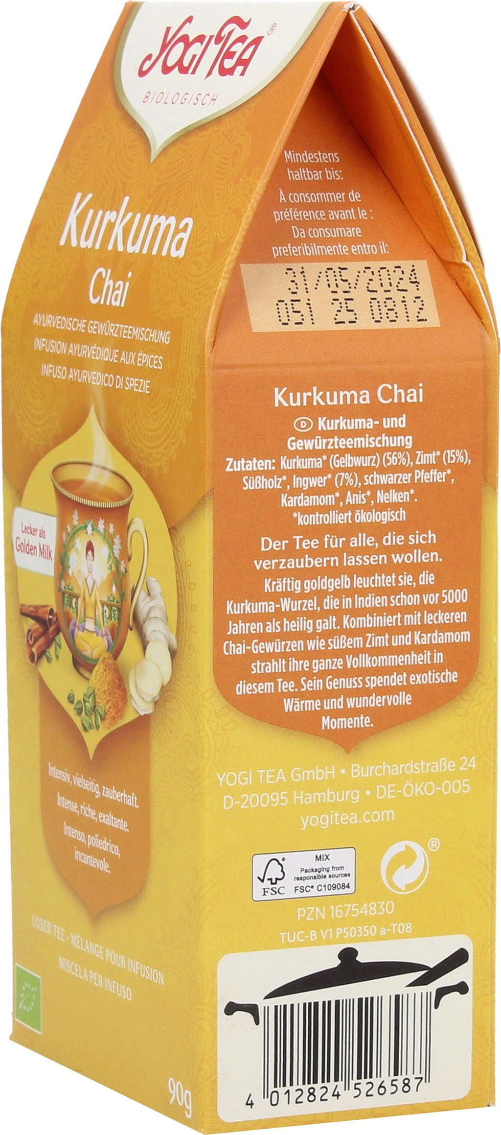 Yogi Tea Curcuma Chai Bio