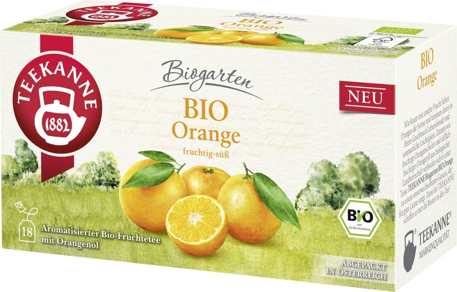 TEEKANNE Biogarten Orange