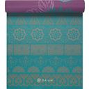 GAIAM Tapis de Yoga Réversible KIKU Premium - Pourpre/turquoise avec dhali/motif