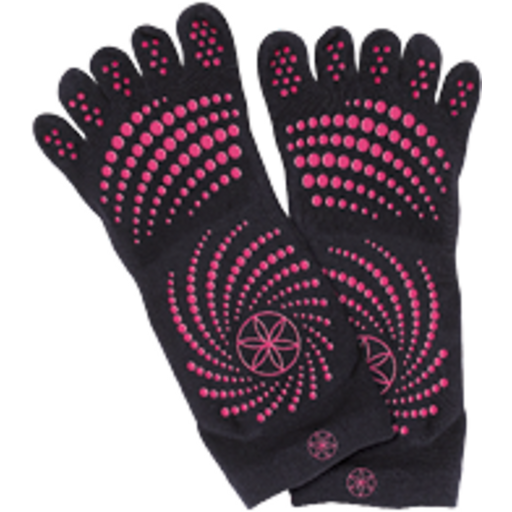 Неплъзгащи се чорапи за йога (малки/средни) - розово