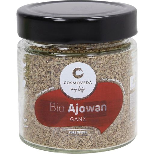 Cosmoveda Organic Ajwain, Whole - 90 g